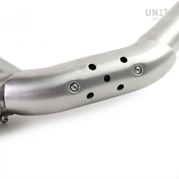 Titanium Scrambler双高消声器，可见焊接