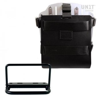 铝制袋架，带可调节皮革前部，快速接头和框架