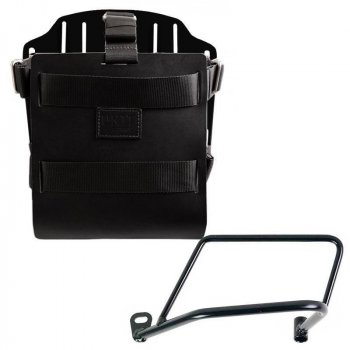 铝制袋架，带可调节皮革前部，快速接头和框架