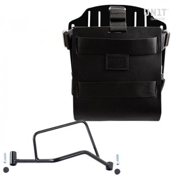 铝制袋架，带可调节皮革前部，快速接头和框架