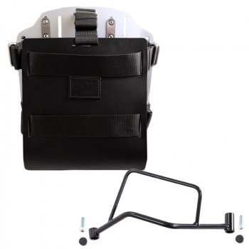 铝制袋架，带可调节皮革前部，快速接头和框架