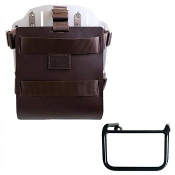 铝制袋架，带可调节皮革前部和快速接头 + 宝马 R12 底盘左