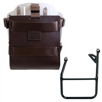 铝制袋架，带可调节皮革前部和快速接头 + BMW R1300GS 车架左