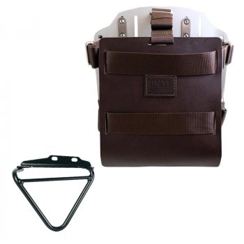 铝制袋架，带可调节皮革前部和快速接头 + Husqvarna 125-250-401 车架（2024 年起）右