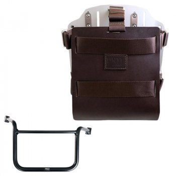 铝制袋架，带可调节皮革前部和快速接头 + Moto Guzzi V85 TT 车架（2024 年起）右