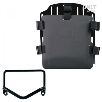 带可调节 Hypalon 前部和快速接头 + 框架的铝制袋架