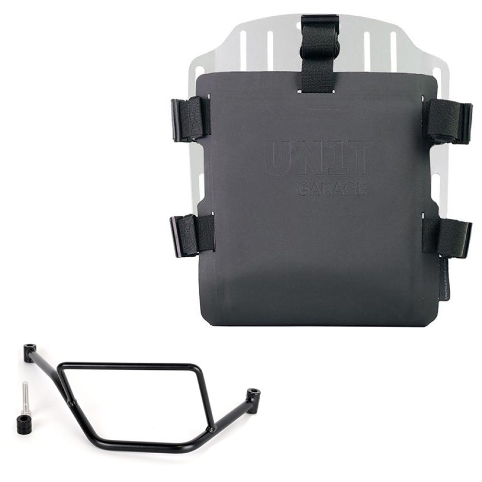 铝袋固定器，带有可调节的Hypalon前面板和快速接头 + BMW F450GS 车架右