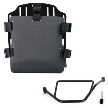 铝袋固定器，带有可调节的Hypalon前面板和快速接头 + BMW F450GS 车架左
