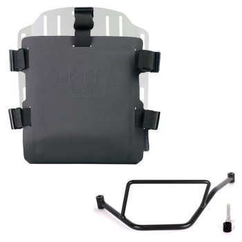 铝袋固定器，带有可调节的Hypalon前面板和快速接头 + BMW F450GS 车架左