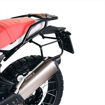 铝袋固定器，带有可调节的Hypalon前面板和快速接头 + BMW R12 G/S 车架左