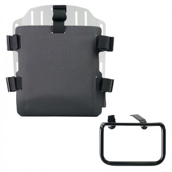 铝袋固定器，带有可调节的Hypalon前面板和快速接头 + BMW R12 G/S 车架左