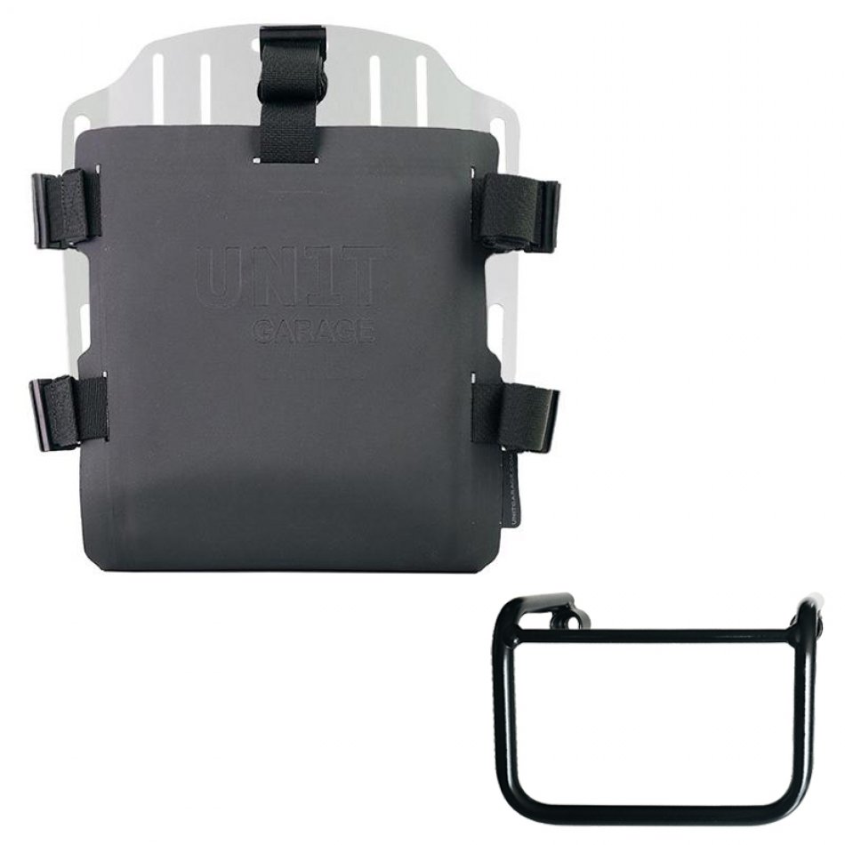 铝袋固定器，带有可调节的Hypalon前面板和快速接头 + 宝马 R12 底盘左