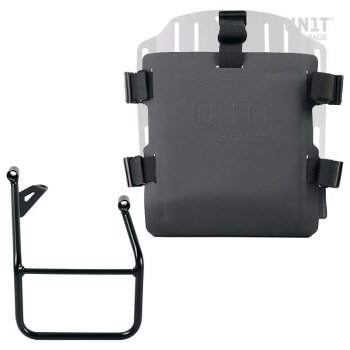 铝袋固定器，带有可调节的Hypalon前面板和快速接头 + 宝马 R1300GS 车架右