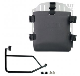 带可调节 Hypalon 前部和快速接头的铝制袋架 + Ducati DesertX 右车架