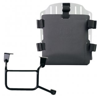 铝袋固定器，带有可调节的Hypalon前面板和快速接头 + 本田 CRF1100L Africa Twin 和 Adventure Sports 车架（2024 年起）右