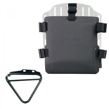 铝袋固定器，带有可调节的Hypalon前面板和快速接头 + Husqvarna 125-250-401 车架（2024 年起）右