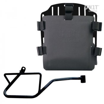 铝袋固定器，带有可调节的Hypalon前面板和快速接头 + Moto Guzzi V7 EURO5 PLUS 车架（2025 年及之后）右侧