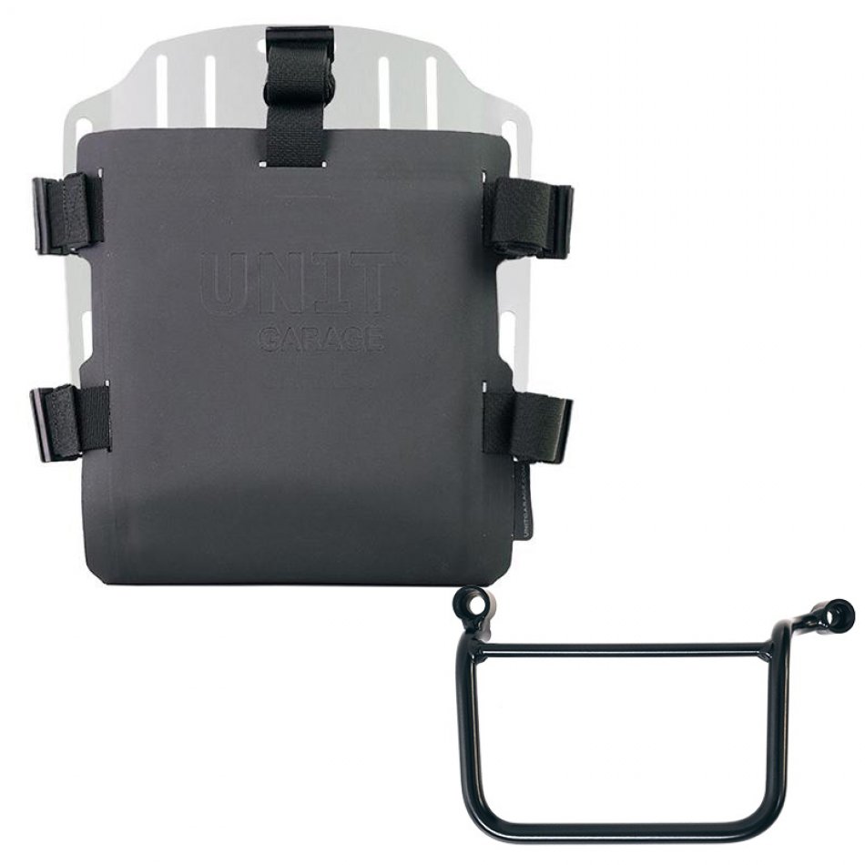 铝制包架，带可调节 Hypalon 前部和快速接头 + Royal Enfield Guerrilla 450 左车架