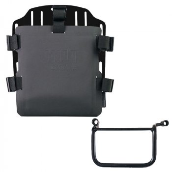 铝袋固定器，带有可调节的Hypalon前面板和快速接头 + Royal Enfield Himalayan 450 车架（2024 年起）左