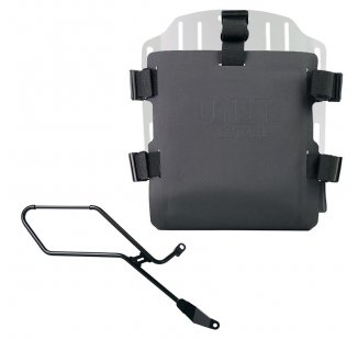 铝袋固定器，带有可调节的Hypalon前面板和快速接头 + Triumph Bonneville Bobber 右车架