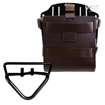 带可调节皮革正面、快速接头和框架的铝制包袋（2020 年起）