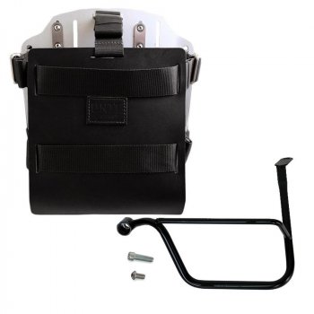 铝制袋架，带可调节皮革前部，快速接头和框架