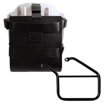 铝制袋架，带可调节皮革正面、快速接头和框架