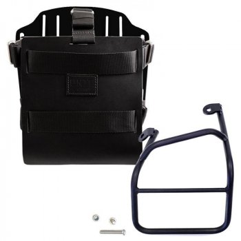 铝制袋架，带可调节皮革前部，快速接头和框架