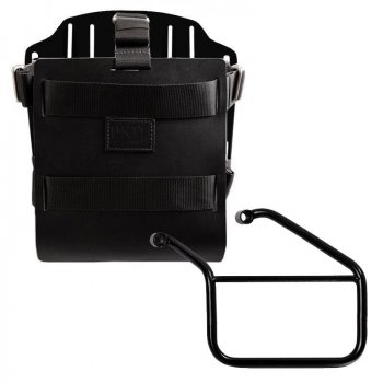 铝制袋架，带可调节皮革正面、快速接头和框架