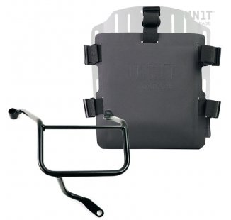 带有可调节Hypalon前部和快速接头+框架的铝制袋架