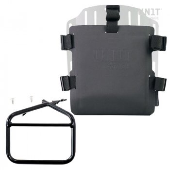 带有可调节Hypalon前部和快速接头+框架的铝制袋架