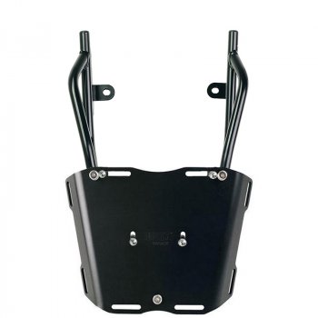 带乘客把手的 BMW CE 02 行李架