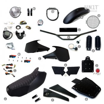 带油箱侧板的 R1150R 基本套件