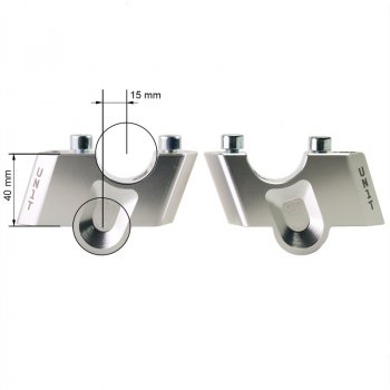 适用于 BMW R1300GS 和 ADV 的后部和凸起车把立管