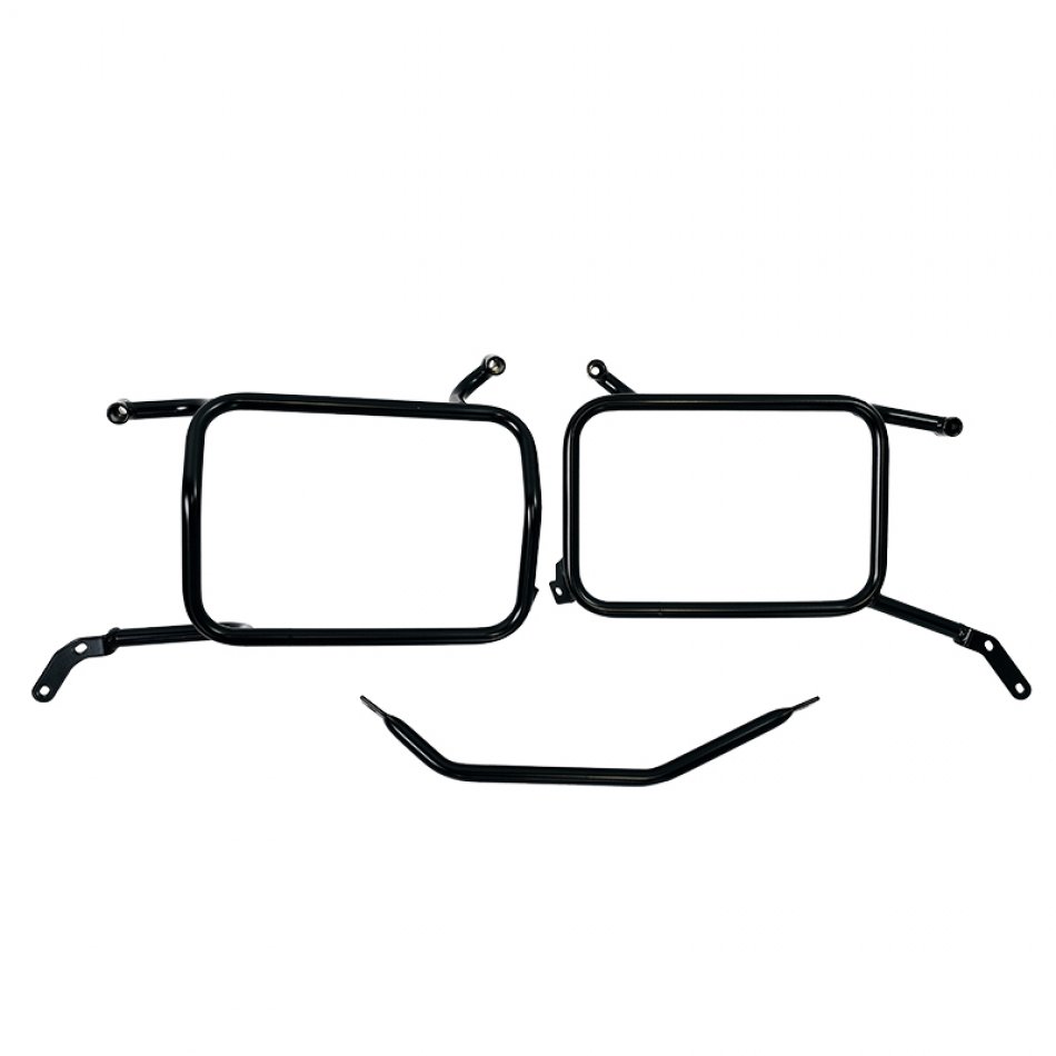 Moto Guzzi V85 TT（2024 年起）铝制边箱框架黑色